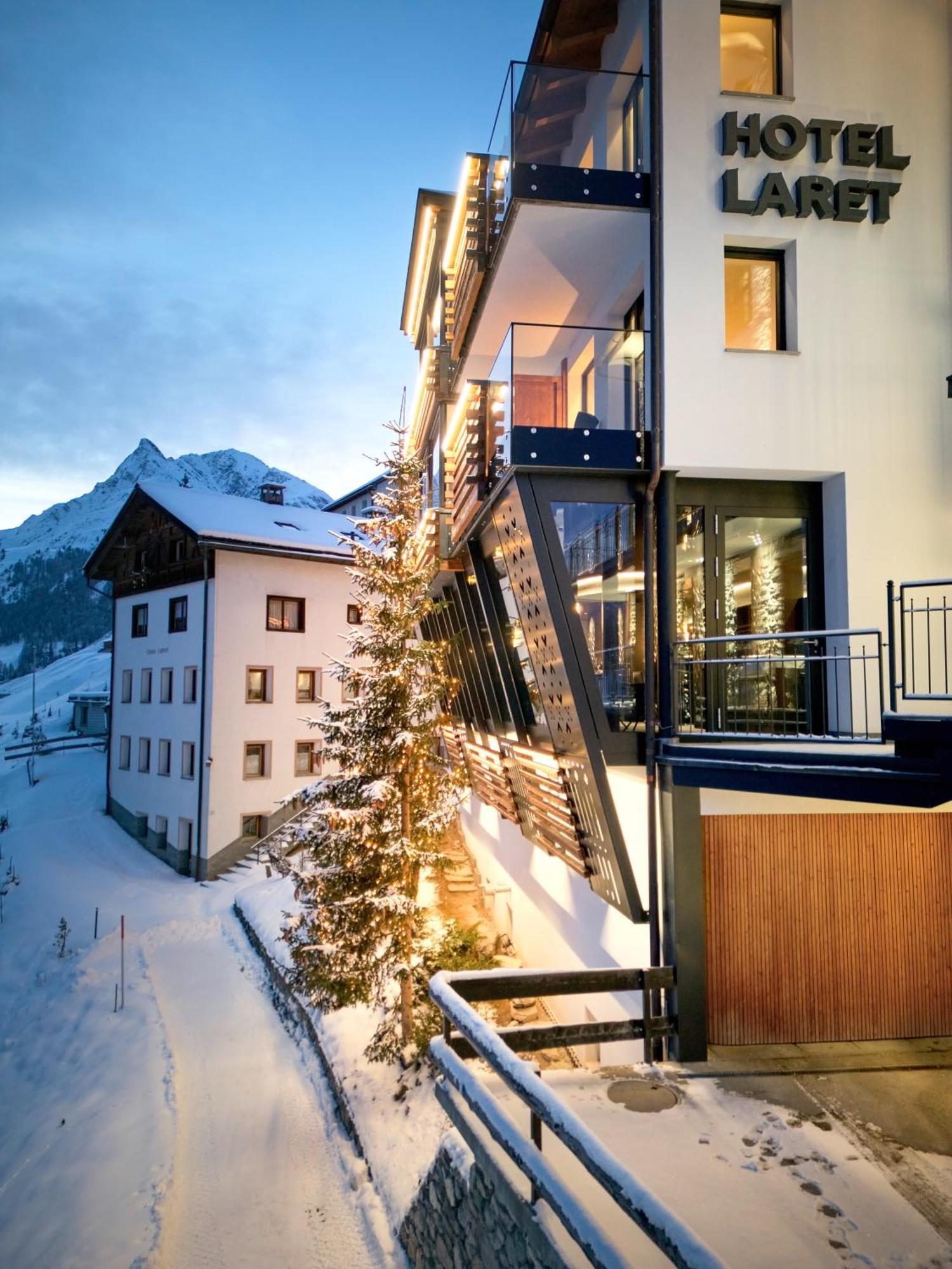 Laret Private Boutique Hotel - Adults Only Samnaun Kültér fotó
