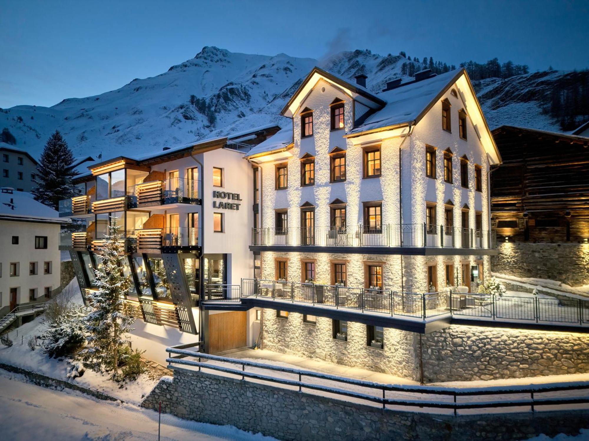 Laret Private Boutique Hotel - Adults Only Samnaun Kültér fotó