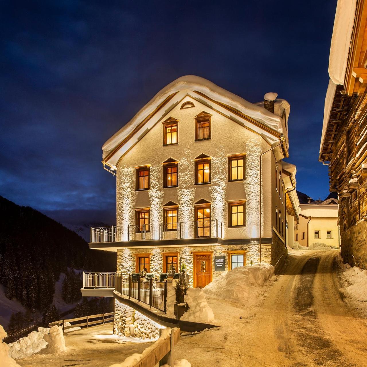 Laret Private Boutique Hotel - Adults Only Samnaun Kültér fotó