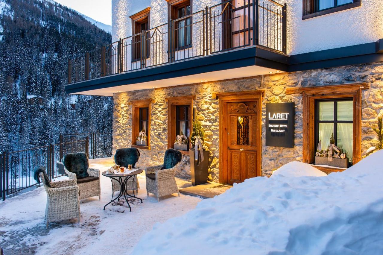 Laret Private Boutique Hotel - Adults Only Samnaun Kültér fotó